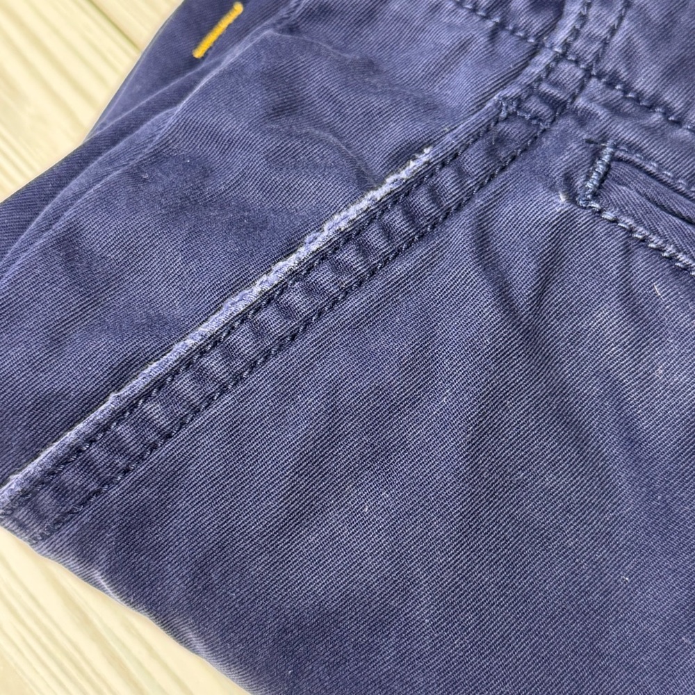 VTG Polo Ralph Lauren Shorts Men 36x10 Navy Embroidered Nautical Flag Knot Chino - Picture 11 of 12